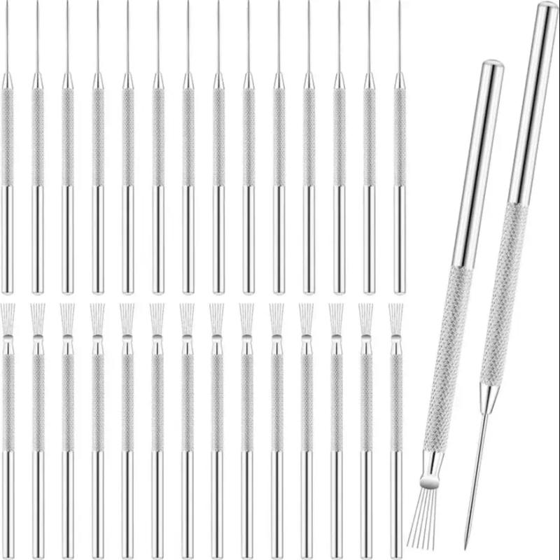 Description Picture 2 of item8Pcs Clay Needle Tools Pottery Feather Wire Texture Tools Ceramics Clay Sculpting Tools Kits Detail Clay Texturing Modeling DIY