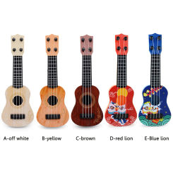 Ukulele 4 String Mini Guitar Model Musical Instruments Education Toys for Kids