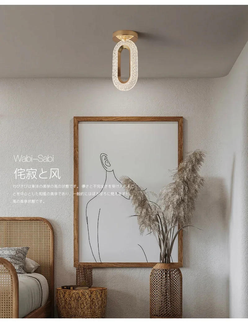 Description Picture 6 of itemModern LED Luxury Oval Crystal Chandelier Luster Golden Ring Pendant Light Home Decor Living Dinging Room Lighting Fixtures