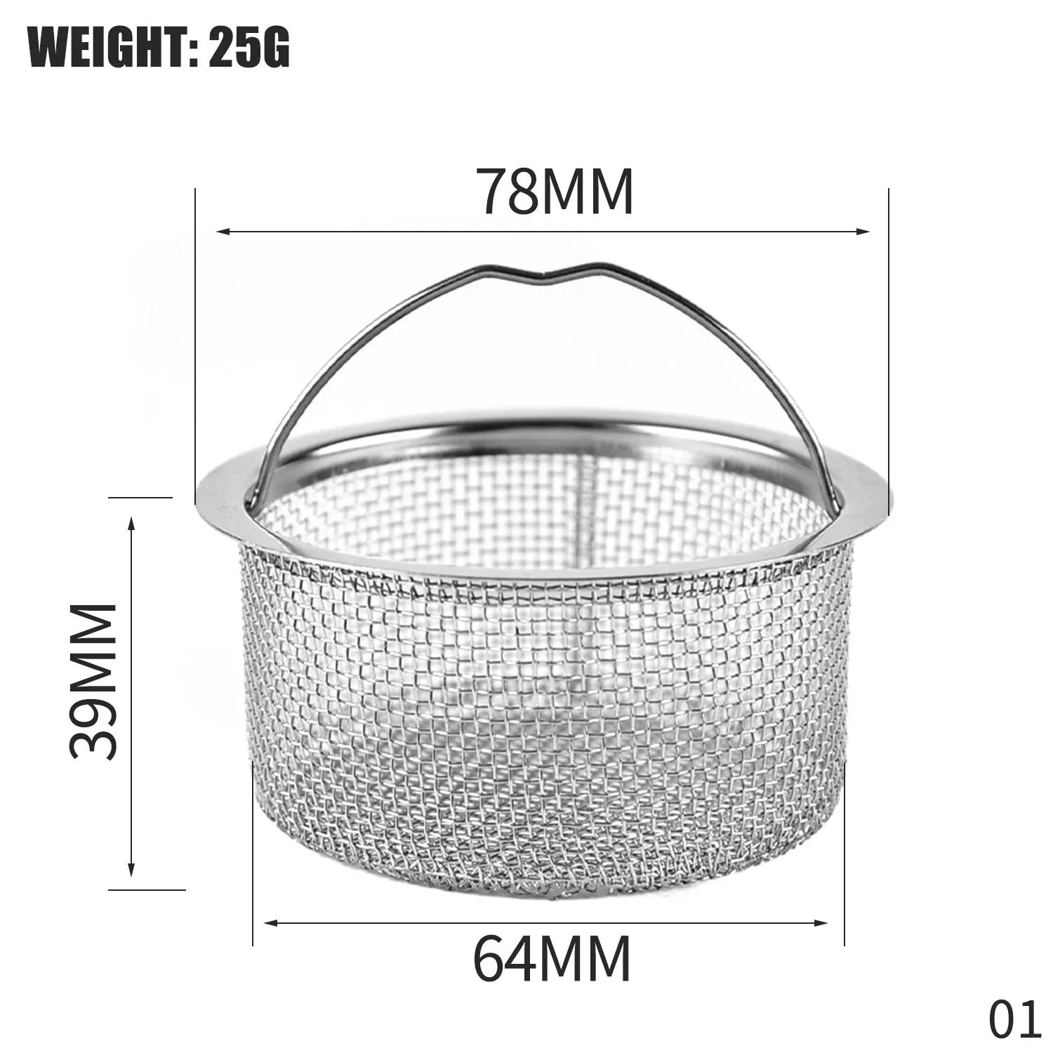 Description Picture 6 of itemSink Strainer Kitchen Sink Grid Filter Stainless Steel Drain Hole Filter Mesh Protection Against Clogging Kitchen Accessorie