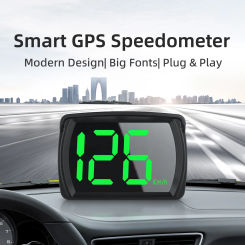 Car GPS HUD Y03 Universal Car Speed Head Up Display Digital Speedometer Km/h Accessories Big Font Speeding Meter for All Cars