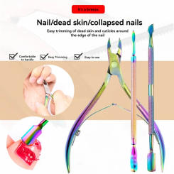 3PCS Manicure Tools Set Stainless Steel Nail File To Remove Dead Skin Manicure Tools Set Dead Skin Pliers