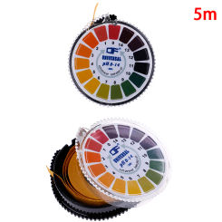 1Roll/5m Alkaline Acid Indicator Meter Test Paper Roll 0-14 PH Meters For Water Urine Saliva Soil Litmus Accurate Measuring