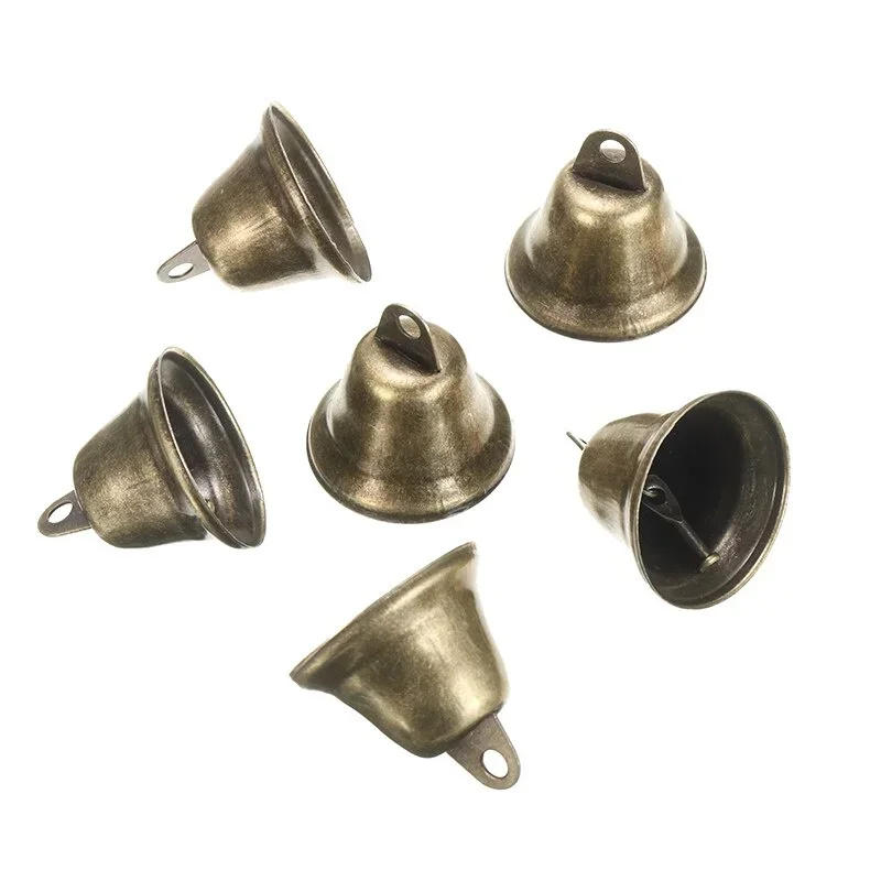 Description Picture 3 of item50/100PCS 38mm Brass Jingle Bells Pet Pendants Christmas Decoration Hanging Festival Party Wind Loud and Clear Chimes Props Gift