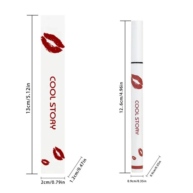 Description Picture 3 of itemLiquid Lipliner Pencil Matte Soft Lip Liner Stick Long Lasting Lips Cosmetic Tools Quick Drying Smudge Proof Natural Lipstick