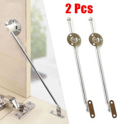 2 Pcs Door Stay Flat Door Cabinet Lid Support Cupboard Doors Flap Stay Hinge Down Drop Lid Sliding Rails Hardware Hinge