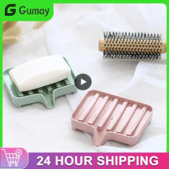 Bathroom Soap Dish Bath Storage Box Drain Tray Holder Soaps Holder For Bathroom Toilet Kitchen Rack Cases Supplies Gadgets