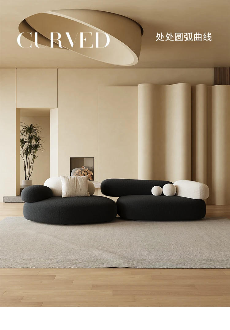 Description Picture 4 of itemSectional Lazy Sofas Living Room Minimalist Multifunctional Luxury Sofa Chair Office Modern Canape Salon De Luxe Home Furniture