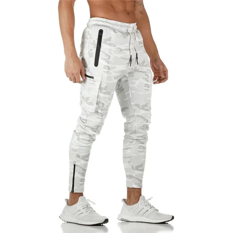 Description Picture 5 of itemMen Overalls Gyms Fitness Joggers Skinny Pants Men Casual Trousers Male Fitness Workout Cotton Track Pants Autumn Sportswear