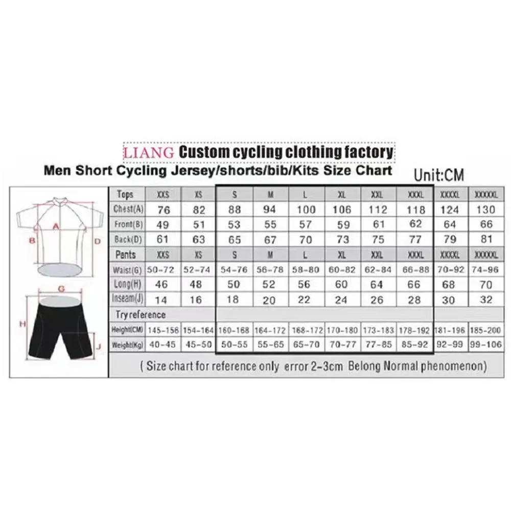 Description Picture 2 of item2025 UAE Team Cycling Jersey Set Short Sleeve XRG-Pogacar Mens World Champion Slovenia Clothing Road Bike Shirts Bicycle Shorts