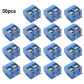 50PCS Blue 2P