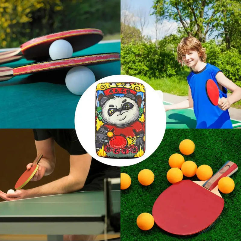 Description Picture 6 of itemNational Trend Table Tennis Racket Bat Bag PingPong Rackets Case For Blade Paddle Balls Storage Bag