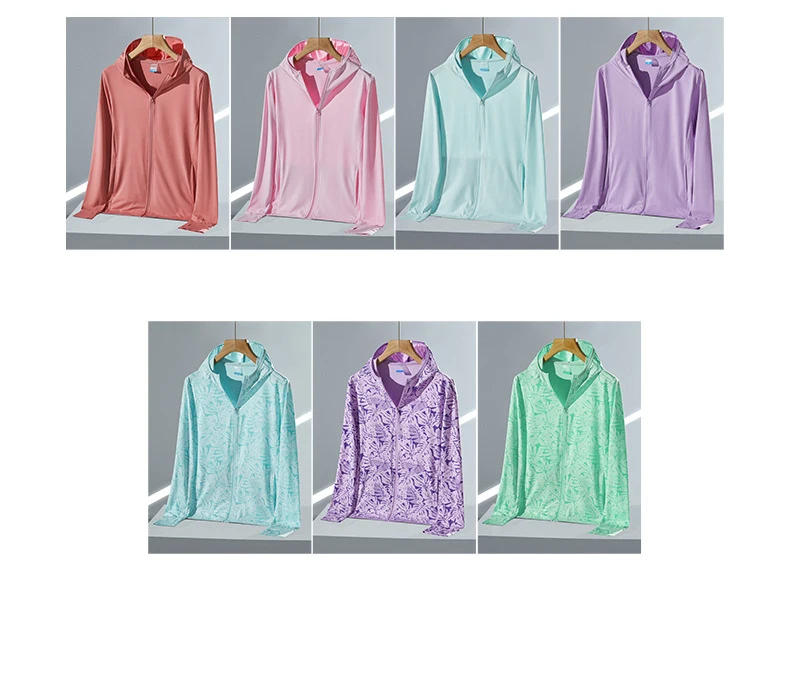 Description Picture 5 of itemWomen Sunscreen Jacket Plus Size UV Proof Coat UPF50+ Beach Hoodie Windproof Soft Comfortable Quick-drying Sports Hiking Clothes