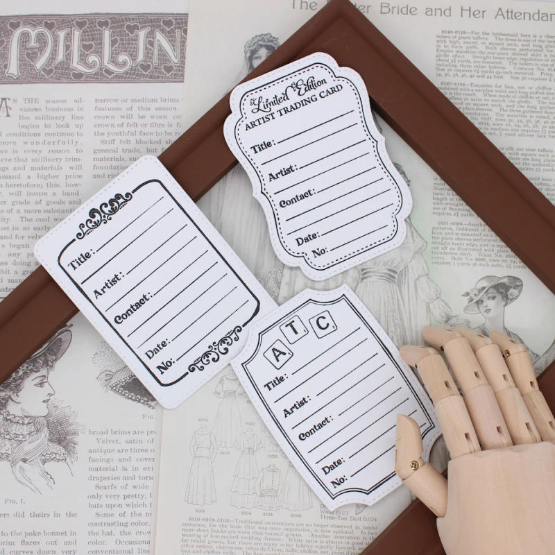 Description Picture 2 of itemKSCRAFT ATC Card Transparent Clear Silicone Stamp and Cutting Dies for Scrapbooking/Card Making/Kids Craft Fun Decoration