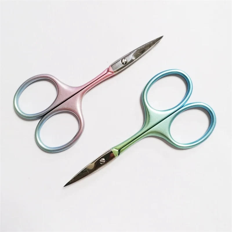 Description Picture 4 of itemCurved Cute Vintage Small Eyebrow Scissor Angled Beauty Scissors For Grooming Fishing Cross Stitch Embroidery Sewing Tool Thread