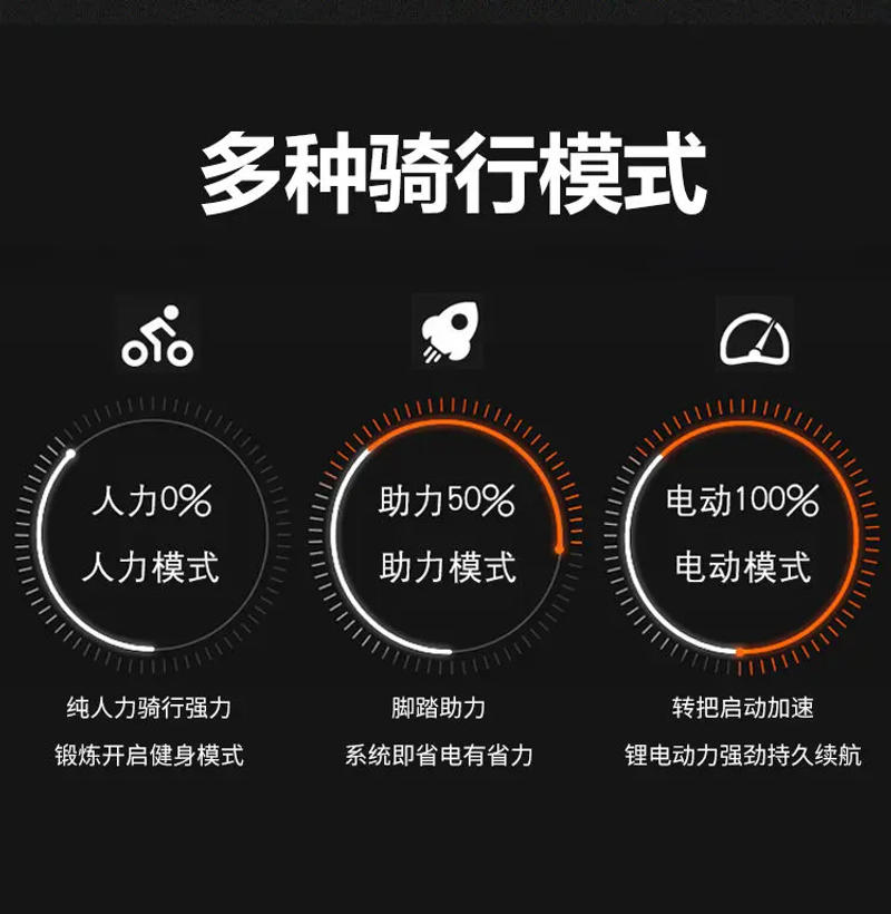 Description Picture 3 of itemelectric dirt bike rower elektryczny Folding Ultra-light Portable 14-inch 18 inch 20 inch Lithium Battery-assisted e bike