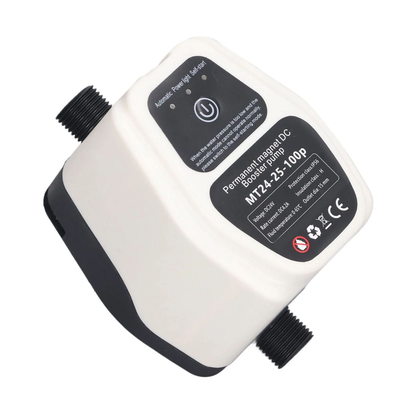Description Picture 6 of itemBooster Pump 100W 24V 25L Full Automatic Intelligent Sensing Quiet Water Pressure Boost Pump
