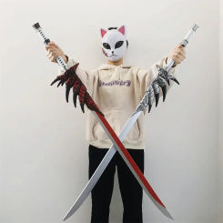 WW 1:1 Fire Dragon Sword Blood Ver Weapon Cosplay Monster Hunter Knife Hunter Prop Role Play Gift Safety PU Sword Halloween Gift