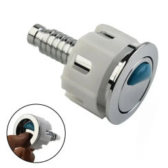 Toilet Switch Wire Control Side Press Double Flush Valve Toilet Button Water Saving For Cistern Tank Toilet Repair Spare