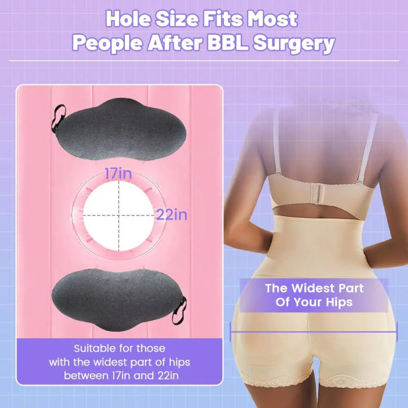 Description Picture 2 of itemBBL Bed Inflatable Air Mattress with Hole for Sleeping After Brazilian Butt Lift Surgery Recover Waterproof BBL for Post Surgery