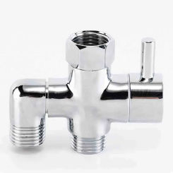 Brass 3 Way  1/2 Shower Head Mount Valve Diverter Converter For Toilet Bidet Shower Bathroom Kitchen