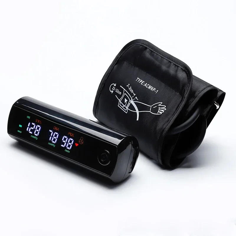 Description Picture 4 of itemRechargeable LI-ION Battery Digitization Russian Voice LCD Large Screen Sphygmomanometer Arm Blood Pressure Monitor Tonometer