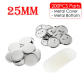 200pcs 25mm metal