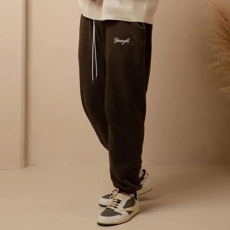 Description Picture 5 of itemMen's embroidered cotton sportswear, American style, casual fashion, sportswear, men's fitness pants