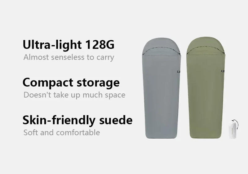 Description Picture 3 of itemNaturehike Sleeping Bag Liner Lightweight Single Sleeping Bag Cover Ultralight Comfortable Camping Sheets Travel Sleep Sack