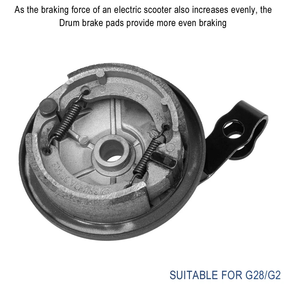 Description Picture 2 of itemDrum Brake Mechanical Brake Disc Metal For Ninebot Max G2 Electric Scooter G65 KickScooter Front Wheel Brake Pad Parts