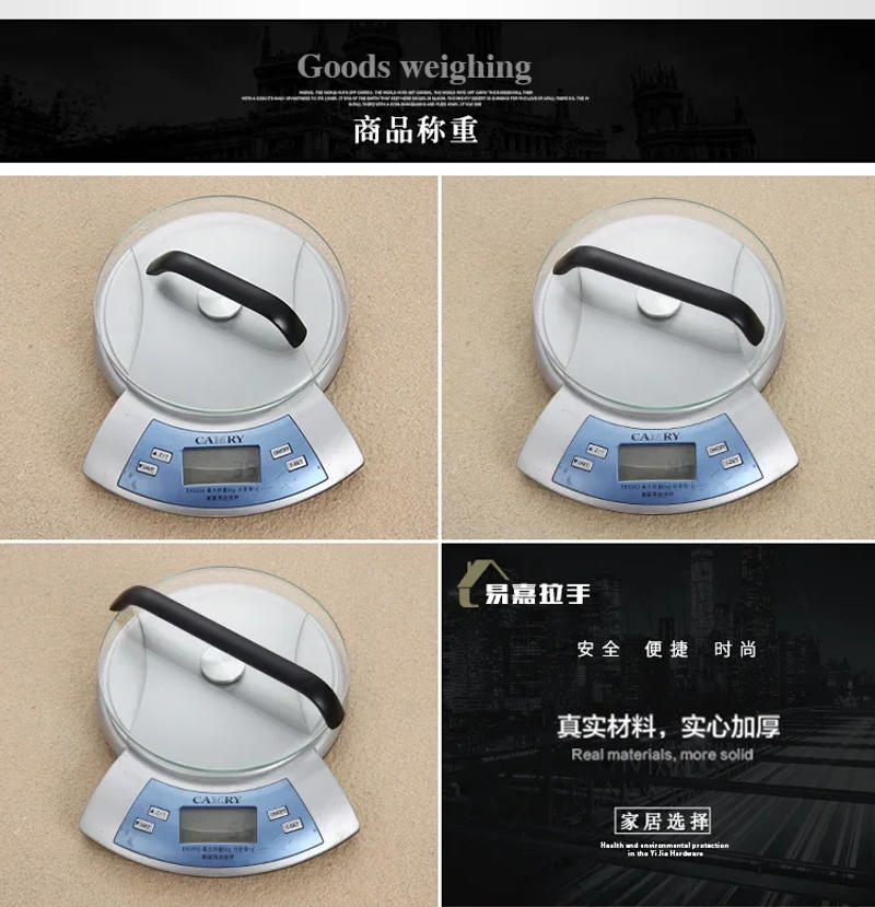 Description Picture 6 of itemSpace Aluminum Handles Kitchen Door Cabinet Straight Handle Pull Knobs Furniture Hardware