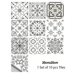 Kitchens Laundry Rooms Tile Stickers Tiling 20x20 Cm 3D Bathroom Walls For Indoor For Smooth Walls Gel Crystal