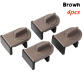 4PCS Brown