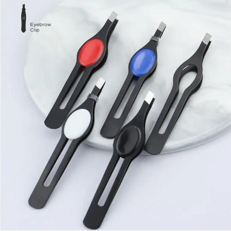 Description Picture 2 of itemNew Removal Makeup Tool Fine Eyebrow Tweezer Hairs Puller Eye Brow Clip Slanted
