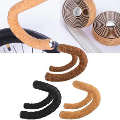 Bicycle Handlebar Strap Cycling Handlebar Tape Wood Grain Tape Road Bike Cork Handlebar Belt Accessories
