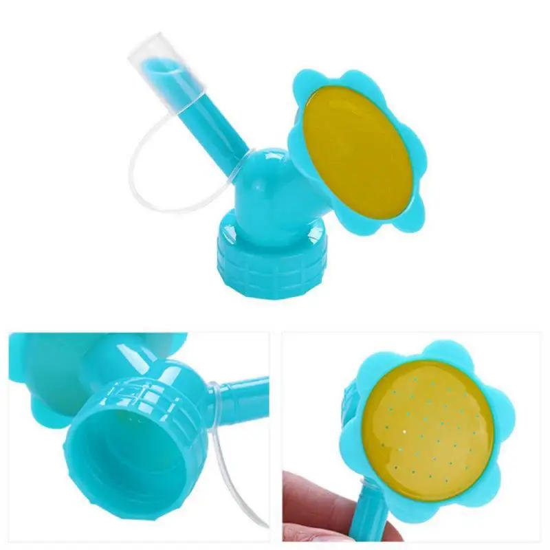 Description Picture 3 of item1pcs Water Cans Sprinkler Nozzle Shower Head Watering-Cans Flower Waterers-Bottle Plant Plastic Portable  2-In-1 Dropshipping
