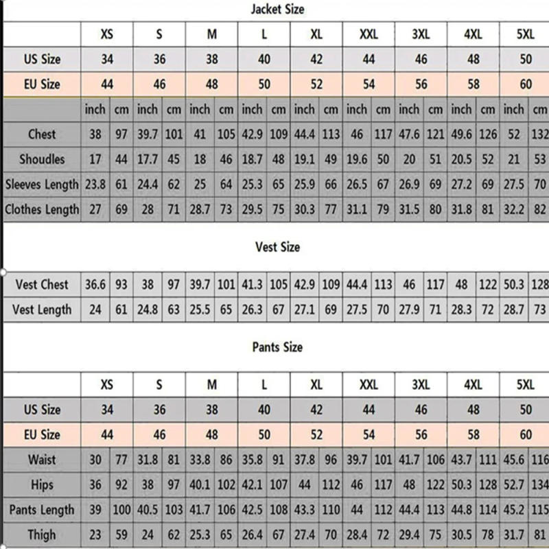 Description Picture 3 of itemMen Suit Slim Fit 3 Pieces (Jacket+Pants+Vest) Wedding Tuxedos Tailored Made Black Shawl Lapel Groommens Wear Man Set 정장