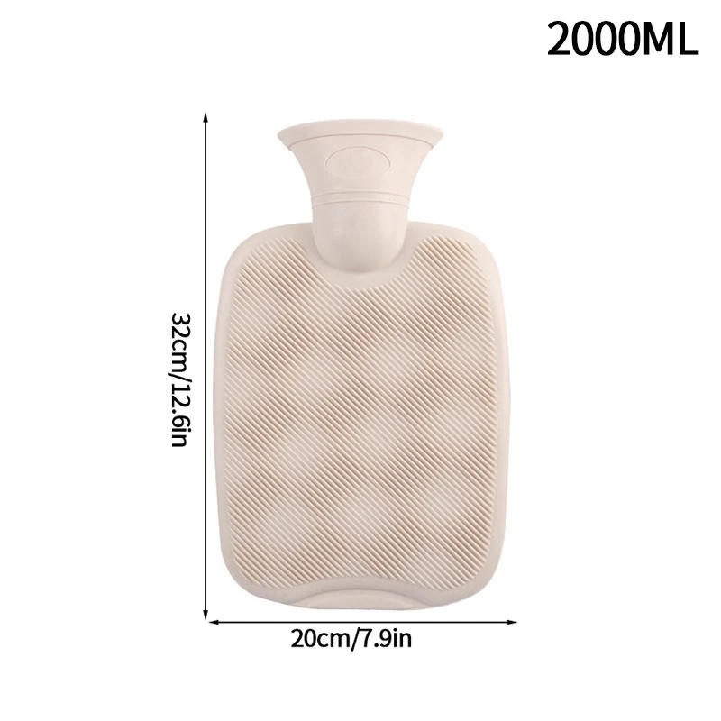 Description Picture 3 of item2000ml Hot-water Bag Cover Plush Hot Water Bottle Protecter Soft Hand Warmer Portable 400ml Hot-water Bag Winter Warming Product