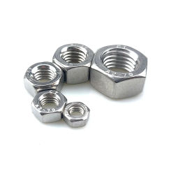 50/20/10pcs M3 M5 DIN 934 Hex Nut 304 Stainless Steel Nuts Hexagon Nut M2 M2.5 M4 M6 M8  M10 Screw Cap Lock Bolt Metric thread