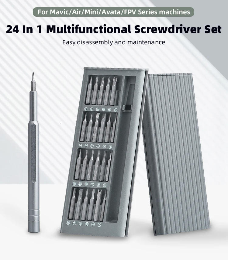 Description Picture 2 of itemScrewdriver Set for DJI Mini 2 3 4 Pro/FPV/AIR 2 3 Professional Disassembly Machine Precision Screw Bolt Driver Drone Repair Kit