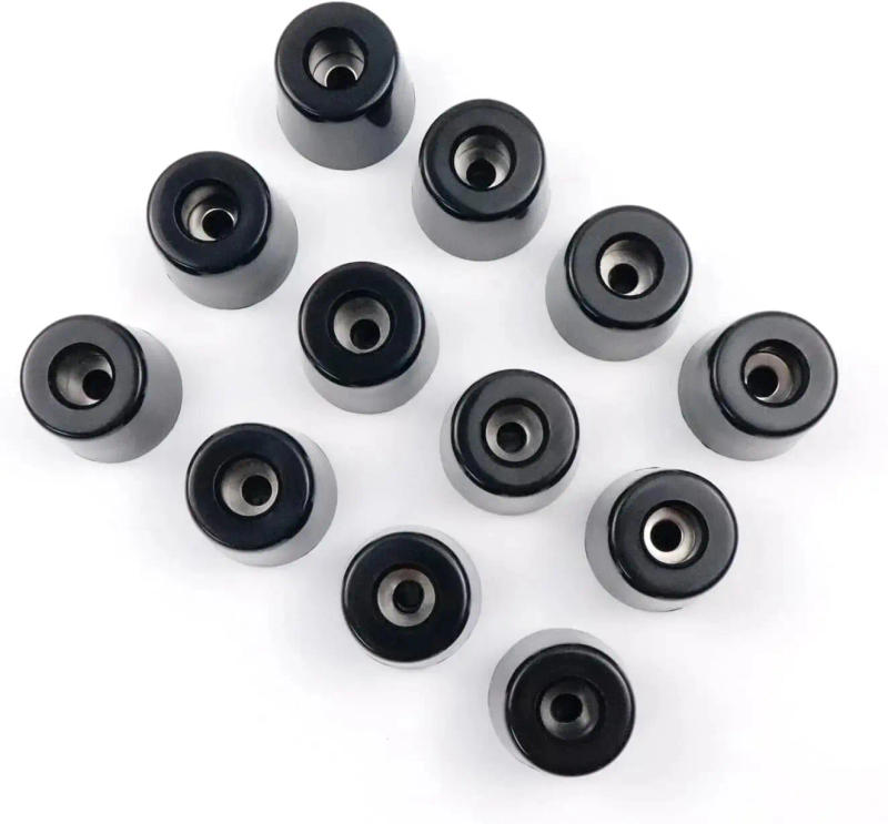Description Picture 3 of item8/24Pcs Rubber Pads Floor Protectors Table Chair Furniture Leg Cover Speaker Cabinet Bottom Black Tips Absorber Non-slip Gasket
