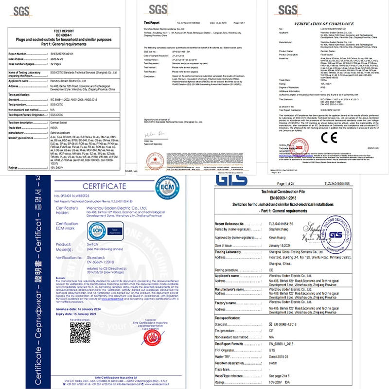 Description Picture 3 of itemWESA Gold Power Socket European Standard Wall Socket Electrical Outlett Not Ground Embed Plugs Flame Retardant Plastic Panel