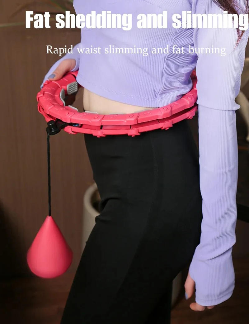 Description Picture 2 of itemHome Workout Enhancer：Adjustable Detachable Hula Circle Sport Hoops for Full-Body Fitness Core，Tightening and Smart Weight Loss