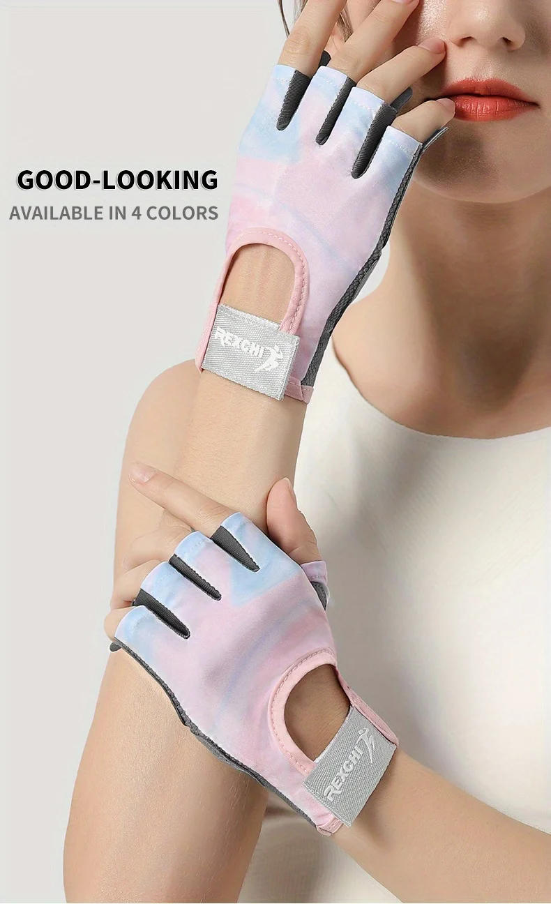 Description Picture 5 of itemBreathable Half-Finger Fitness Gloves for Men and Women, Performance with Our Durable Half-Finger Gloves, Hand-Washable Gloves