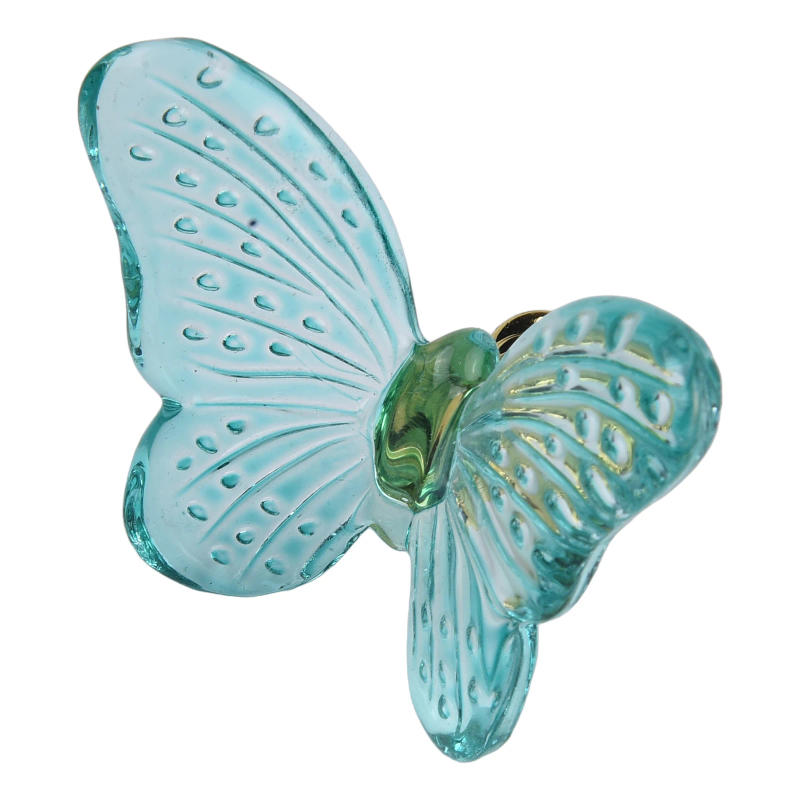 Description Picture 4 of item1pcs Butterfly Dresser Pulls Clear Drawer Knobs Cabinet Knobs Bathroom Door Knobs Cabinet Handle Knobs For Dresser Accessories