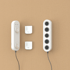 2pcs Remote Control Magnetic Hook with Strong Adhesive Suction Cup Wall Mounted TV and Air Conditioning Remote Control Storage R