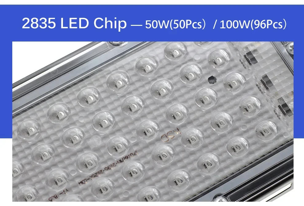 Description Picture 5 of itemFull Spectrum LED Grow Light Phyto Lamp AC 220V 50W 100W 200W with EU Plug for Greenhouse Hydroponic Plant Growth Lighting