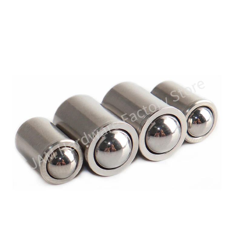 Description Picture 5 of itemIn Stock Stainless Steel Press-in Type Precision Plunger Main Body Elongated Positioning Bead Fixed Spring Ball Head Plunger  ﻿