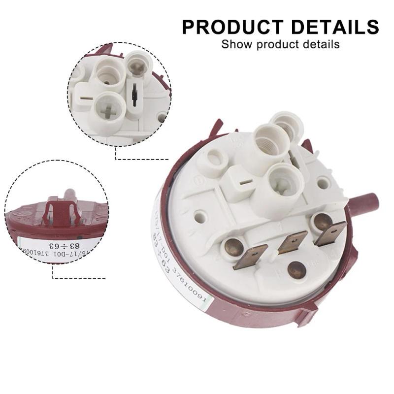 Description Picture 6 of item1PC Dishwasher Water Level Sensor C-326/17-D01 Dishwasher Pressure Switch Controller Plastic For Dishwasher Washing Machine Part