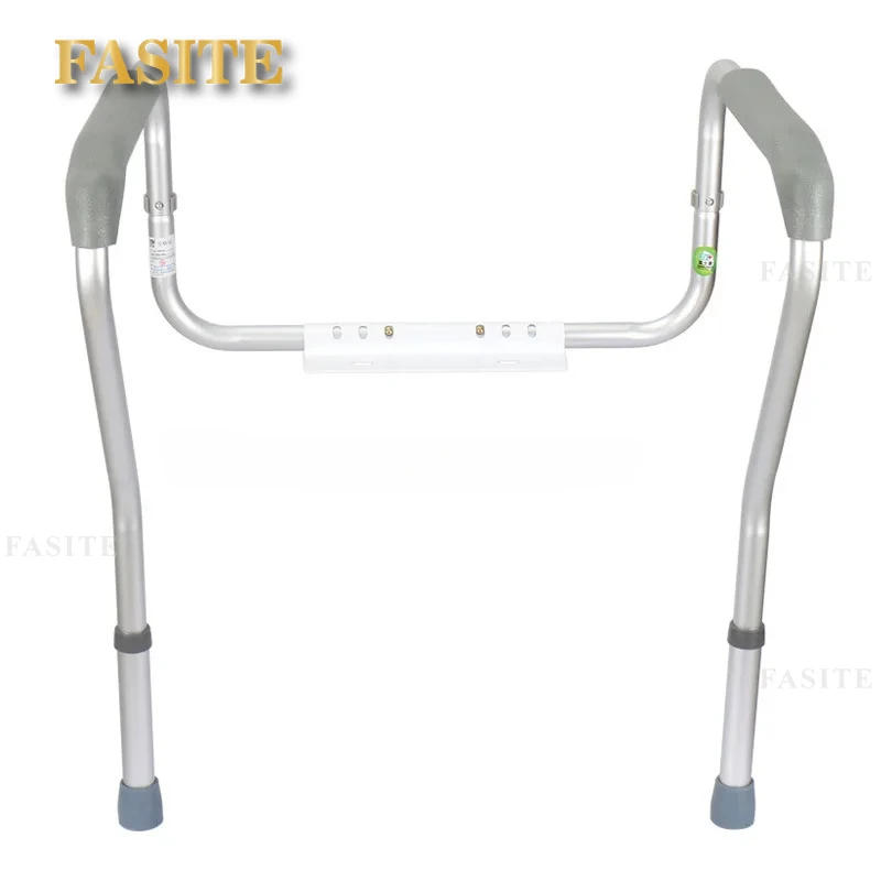 Description Picture 3 of itemAdjustable Toilet Safety Rails Bathroom Accessories AntiSlip Frame Rack Shower Grab Bar Elderly Pregnant Support Handrail